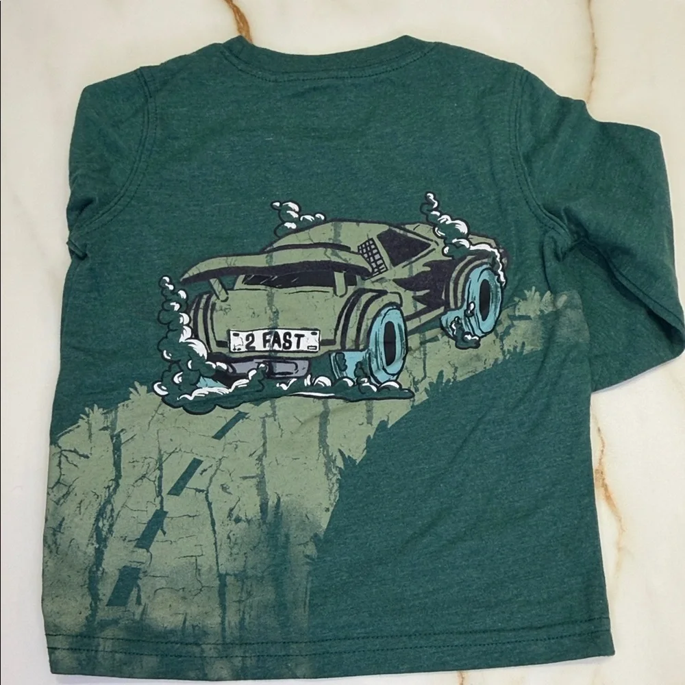 Carter's Teal Fast Track Champ Long Sleeve Tee